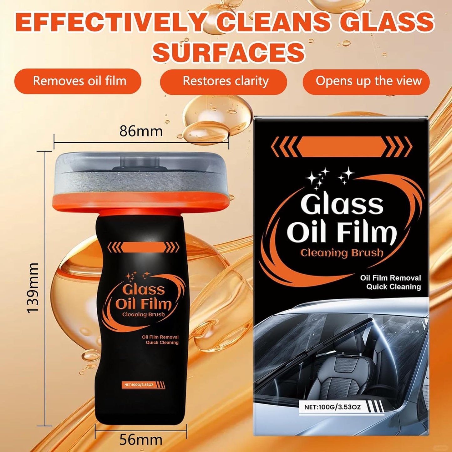 Car Glass Oil Film Remover