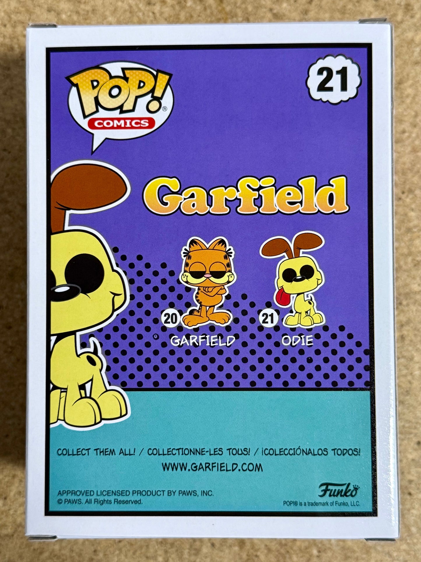 Funko Pop! Comics Odie The Dog #21 Garfield Nickelodeon 2024