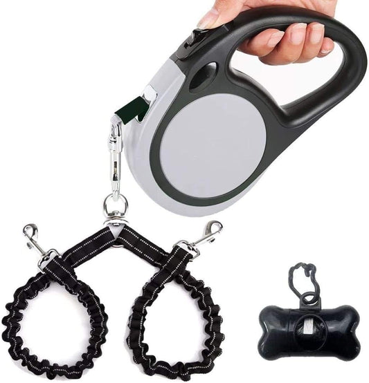 Auto Double Dog Leash
