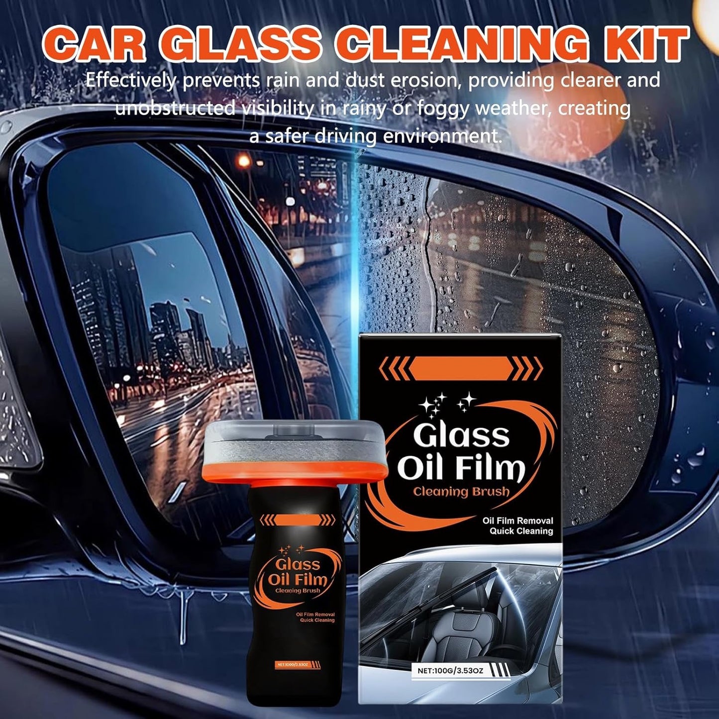 Car Glass Oil Film Remover